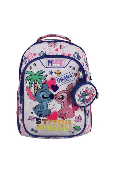MC Micostore Ghiozdan 32x18x43cm 3 compartimente Stitch Must