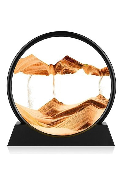 MACVI Obiect decorativ 3D cu nisip și bază rotativă — Stimulare creativă 🌟 🌀