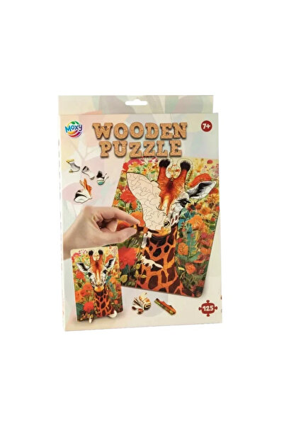 MC Micostore Puzzle lemn Girafa 130 piese Grafix