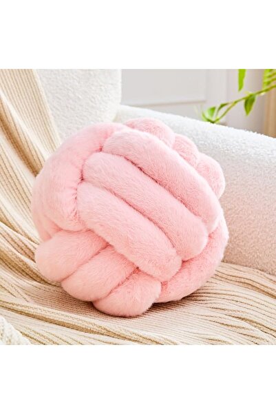 Uvvyui Knot Pillow Ball, Soft Home Decorative Round Throw Pillow, Handmade Kn...