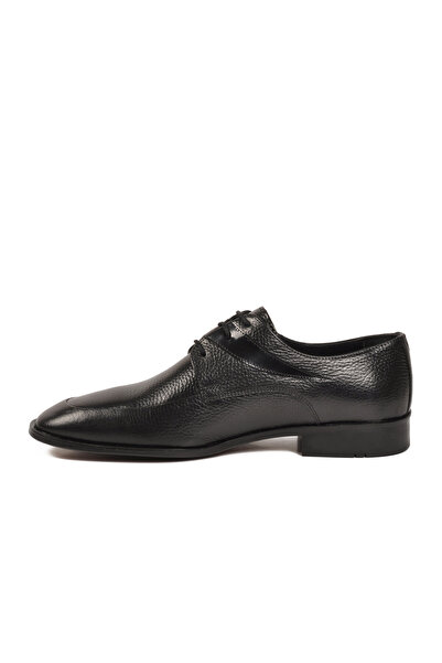 Marco Branchini Black Leather Sole Genuine Leather Men's Classic Shoes 0102025 m