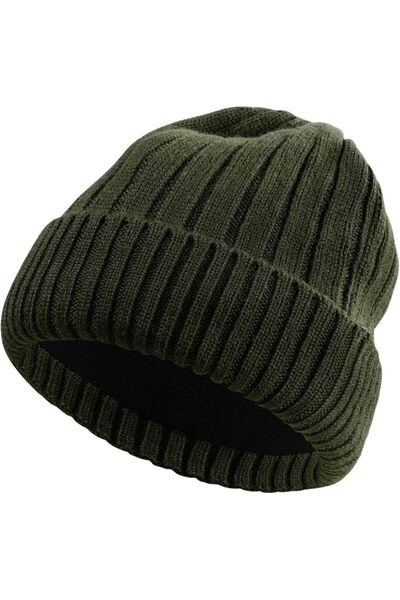 LUCKYBUNNY M/L/XL/XXL Wool Cuff Beanie for Men Women, Fleece Lined Warm Winte...