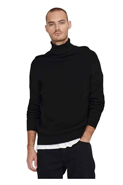 Only & Sons Phil Πλεκτό Ζιβάγκο 22023202 - Black - l