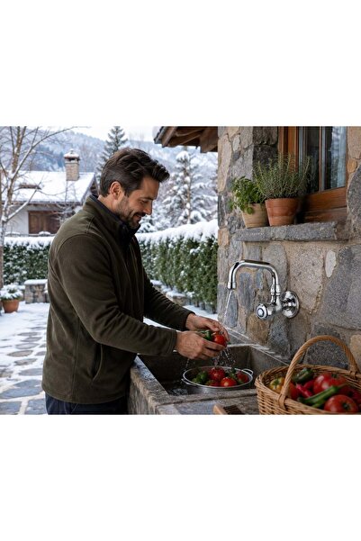 ACAR SU ARMATÜRLERİ Life Single Body Wall-Mounted Sink Faucet 05.04.701
