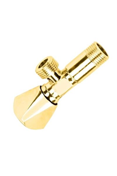 helemend 1/2X1/2" Brass Gold Tone Bright Corner Fitting