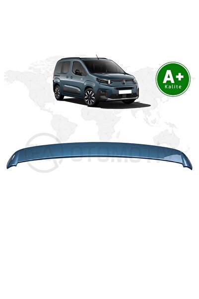 FA OTOMOTİV Citroen Berlingo Bagaj Üstü Spoiler Turkuaz Mavi (KJW) Boyalı 202...