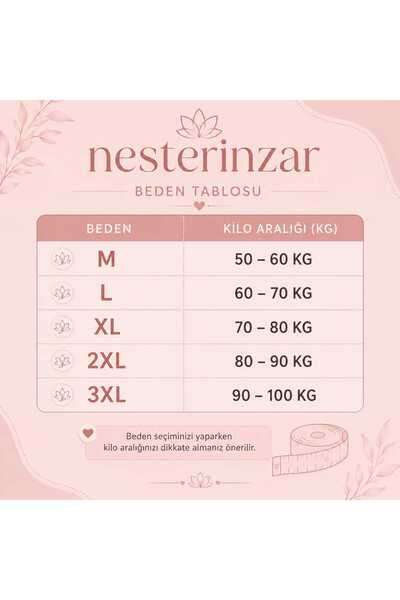 nesterinzar Yüksel Bel %100 Pamuk Fitilli 5li Külot
