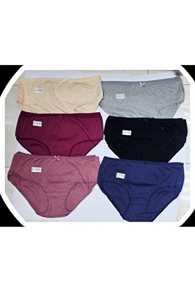 Guardian 6-Pack 6-Color Heart-Shaped Women's High-Waisted Panties Made of 100...