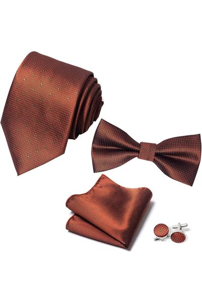 GENERAL [5 in 1] Men's Pretied Bow Ties Paisley Floral Stripe Bow Tie, Pocket...