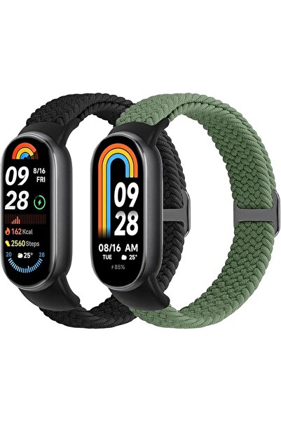 GENERAL XANS 2 Pack Braided Band Compatible with Xiaomi Smart Band 10/Xiaomi ...