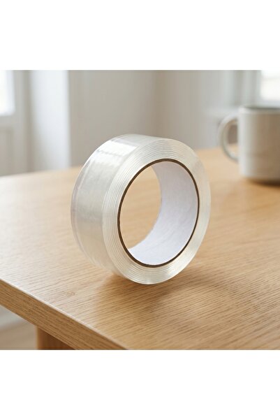DeaL Bandă adezivă dublă puternică 3m x 30mm — Transparentă, Tehnologie Nano ...