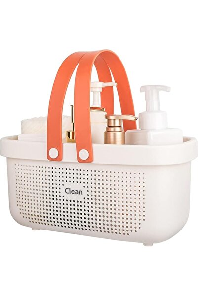 U-HOOME U HOOME Portable Shower Caddy Basket with Handle, Plastic Bathroom Ca...