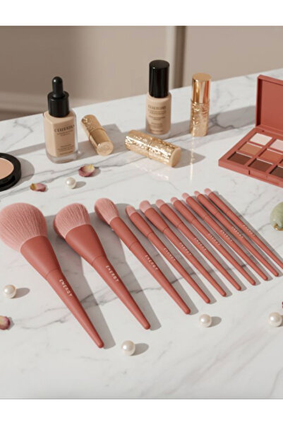 Energy Premium 10‑in‑1 Makeup Brush Collection, Non‑Shedding Soft Bristles, A...