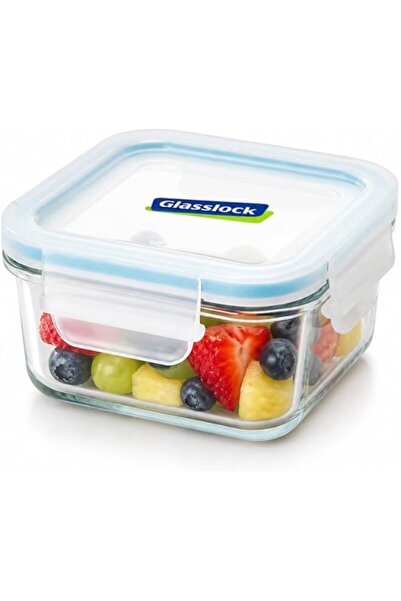 Generic Premium Glass Food Storage Container 490ml Square Airtight BPA Free L...