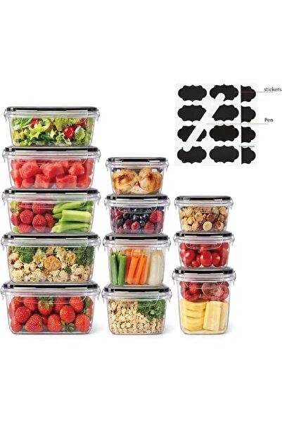 Generic Dot Gift 12-Piece Meal Prep Container Set – Airtight Food Storage Con...