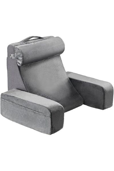 Gyhhxlh Ergonomic Reading Pillow for Adults – Adjustable Back Support Pillow ...