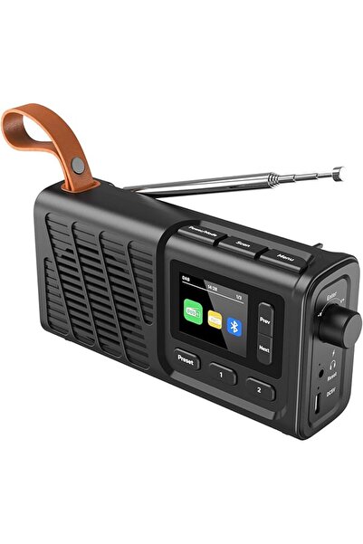 GENERAL Portable DAB Radio with Bluetooth, USB Rechargeable FM Radio, Battery...