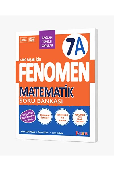 Fenomen Yayıncılık FENOMEN YAYINLARI 7.SINIF MATEMATİK (A) SORU BANKASI