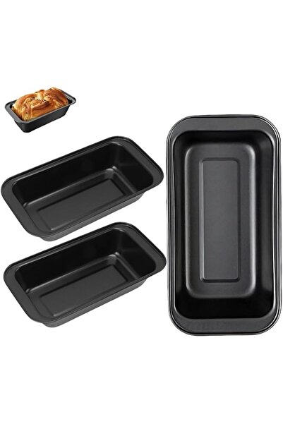 Generic Loaf Pans 3 Pcs Non-stick Bread Baking Mold Set Large Loaf Tin Carbon...