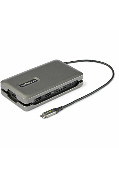 startech Σταθμός σύνδεσης USB-C με HDMI 4K PD Ethernet Γκρι (DKT31CSDHPD3)