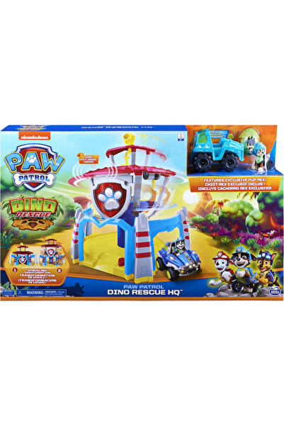 Spin Master Games Σπιν Μάστερ Πάου Πάτρολ Πίστα Βάσης Διάσωσης Δεινοσαύρων γι...
