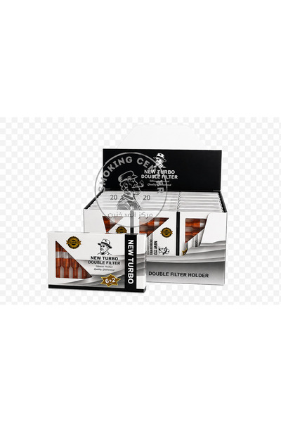 TURBO Double Filter Holder |   Turbo Double Filter Cigarette Filter 24Bucts P...