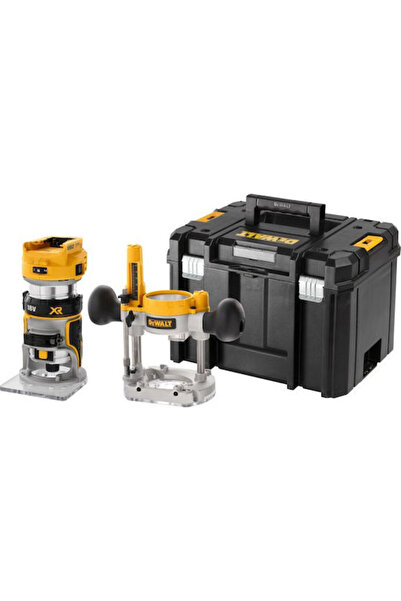 Dewalt DCW604NT Ρούτερ Βυθιζόμενο 18V Μονόμερο με Ρύθμιση Ταχύτητας και με Σύ...