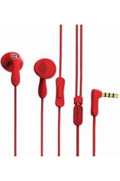 Remax RM-301 Ακουστικά ψείρες handsfree με βύσμα 3.5mm Κόκκινα