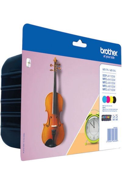 Brother LC127XL Πολυσυσκευασία Γνήσια Συσκευασία 4 τεμαχίων Μελάνια για εκτυπ...