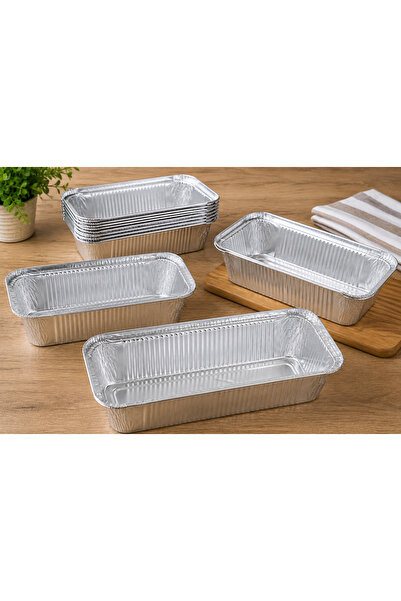 OEM Tavă Mare din Aluminiu pentru Cozonac,10 bucati, Formă Dreptunghiulară Ad...