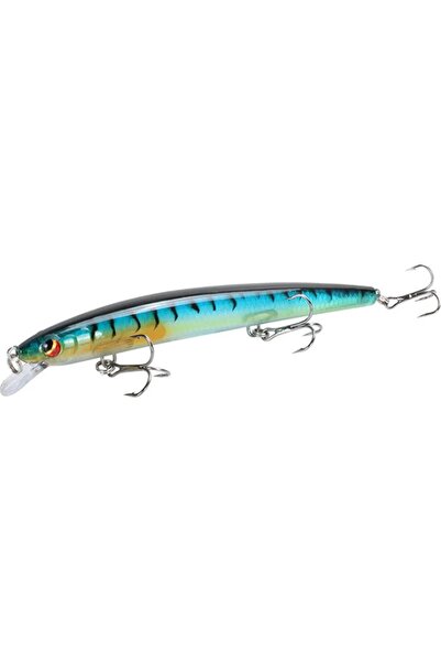 Uzun Minnow Maket Balık | Renk Seçenekli 3 İğneli Jerkbait