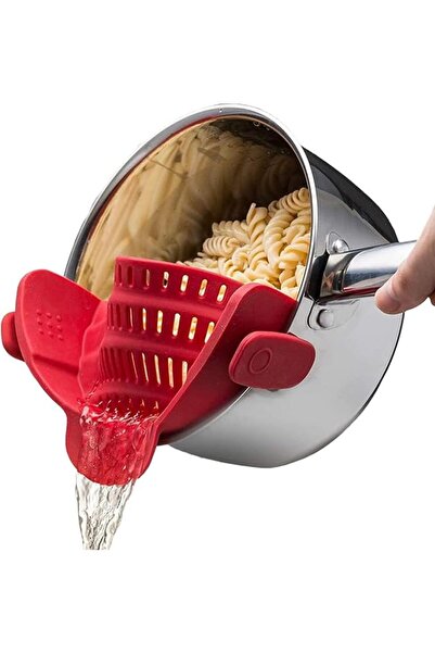 Bukela Clip On Pot Strainer, Adjustable Silicone Pasta Strainer for Pots, Pan...