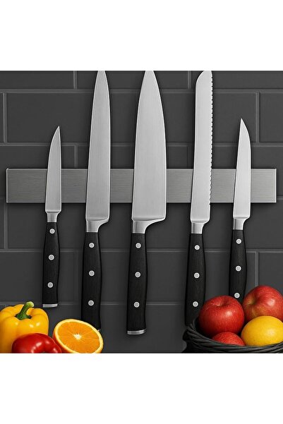 inferno Magnetic Knife Strip 12" Inch – Wall Mounted Knife Bar with Adhesive,...