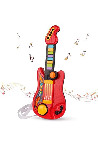 Soofam Kids Guitar, 2 in 1 Musical Instruments for Kids Piano Toddler Toy Ele...
