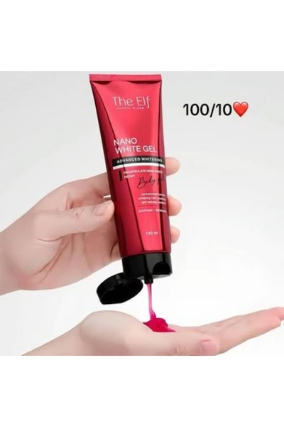 The elf Nano White Gel AHA Concentrated 10% Whitening Body Gel with Ceramide 120ml
