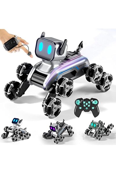 0TO1 TECH لعبة روبوت مع موسيقى وإضاءة، استشعار الإيماءات، سيارة تحكم عن بعد 2...
