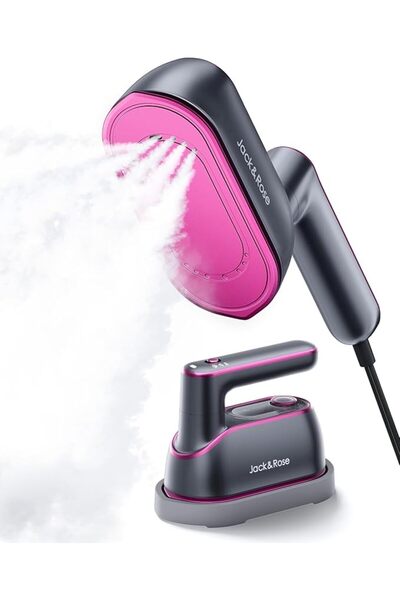 Jack & Rose 1200W Portable Travel Steam Iron,SI09 | 8s Fast Heat-Up; 2 in 1 S...