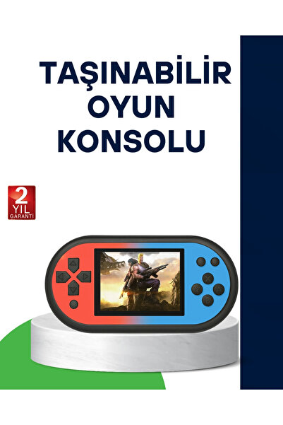 Eco Lounge 520 Oyunlu Taşınabilir Oyun Konsolu HD Ekranlı Retro Eğlence