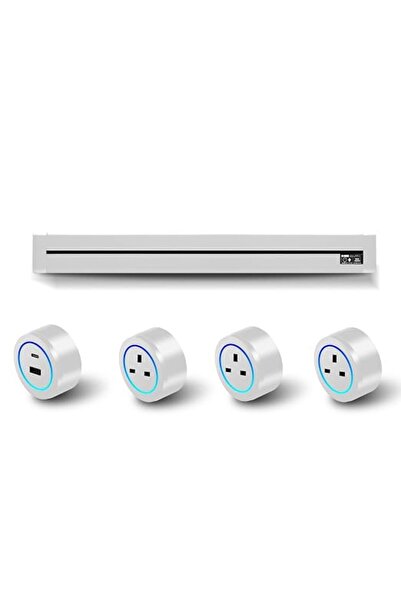 GENERAL Track Outlet, Removable Electrical Outlet Track System, Wall Mount Po...