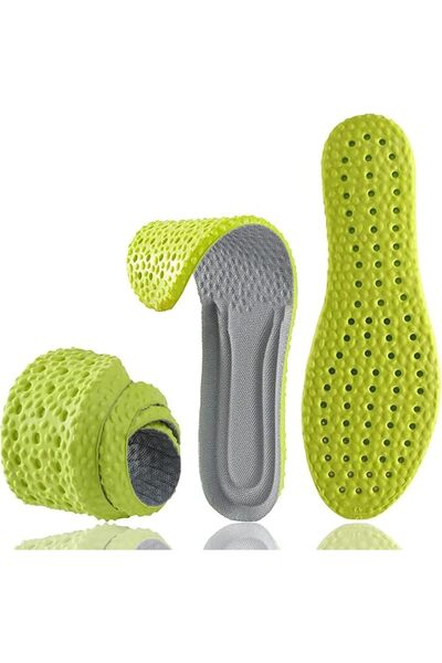 GoodTool Green Soft and Breathable Shoe Insoles, Absorbing Insoles, Memory Fo...