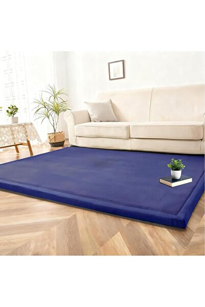 GENERAL Large Coral Velvet Play Mat Foam Padded Playmats 2CM Washable Non-Sli...