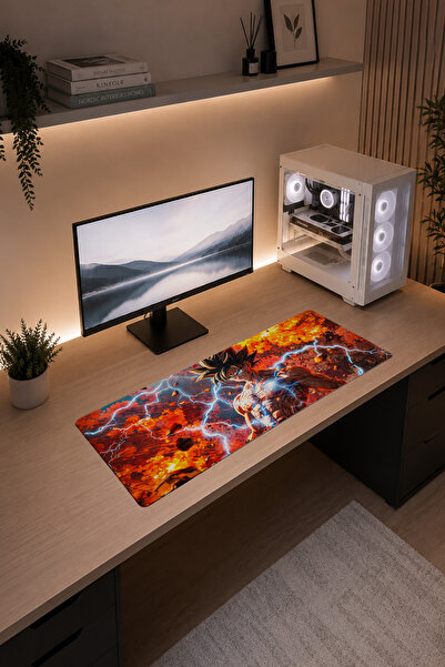 Milura Dragon Ball Son Goku 30x70 ProControl Mouse Pad Gaming Mousepad Kaymaz...