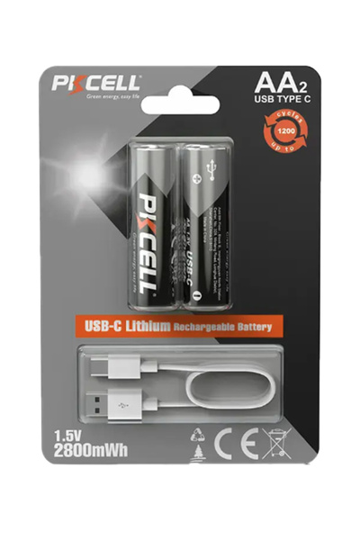 PKCELL Baterii Reincarcabile AA/ R6 Li-Ion