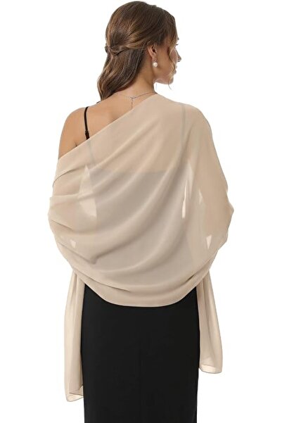 GENERAL Shawls and Wraps for Evening Dresses Sheer Chiffon Formal Wedding Sha...