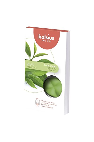 Bolsius Cipsuri din Parafina Parfumata - Ceai Verde - 6 Buc