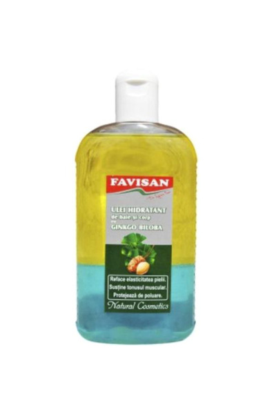 Favisan Ulei Hidratant de Baie si Corp cu Ginkgo Biloba Favibeauty Favisan, 3...