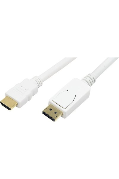 LogiLink CABLU video LOGILINK, adaptor DisplayPort (T) la HDMI (T), 2m, conec...