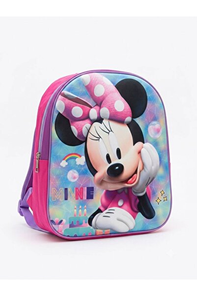 DDA Детска 3D раница Мини Маус – Розова и лилава, Цветен дизайн