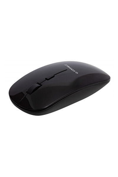 Q-Connect 4-Button Wireless Mouse - Black
