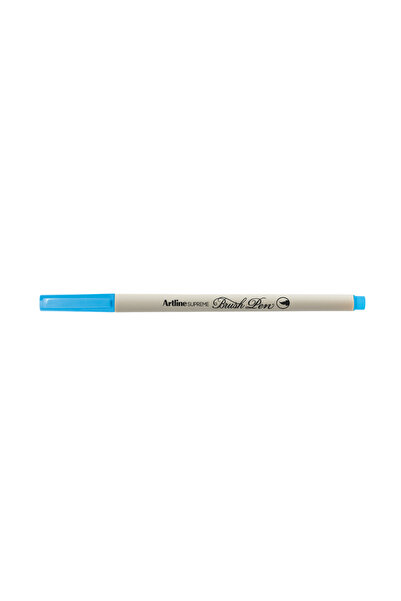 artline Carioca Supreme Brush Pen, Varf Flexibil (Tip Pensula) - Albastru Pal